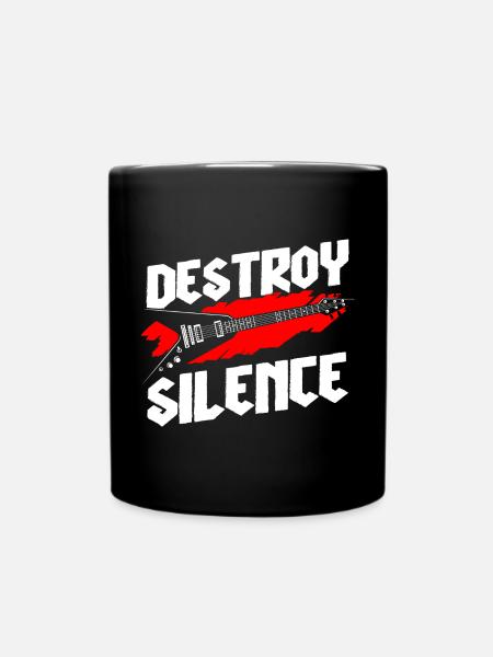 Musik Gitarre Death Metal - Tasse einfarbig - Schwarz