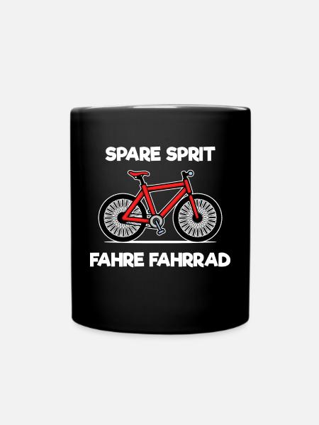 Umweltfreundlich Umwelt Statement Erde Naturschutz - Tasse einfarbig - Schwarz