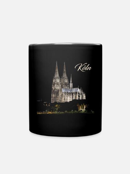 Köln - Tasse einfarbig - Schwarz