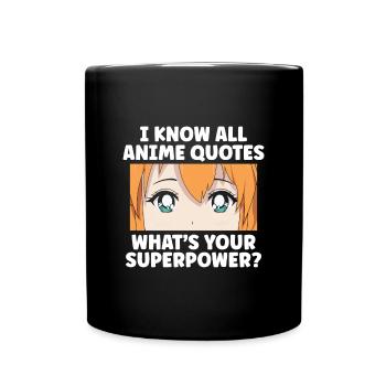 Conception de séries animées - Mug uni - noir - Devant