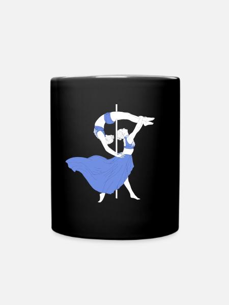 Pole Dance Blue Impression - Mug uni - noir