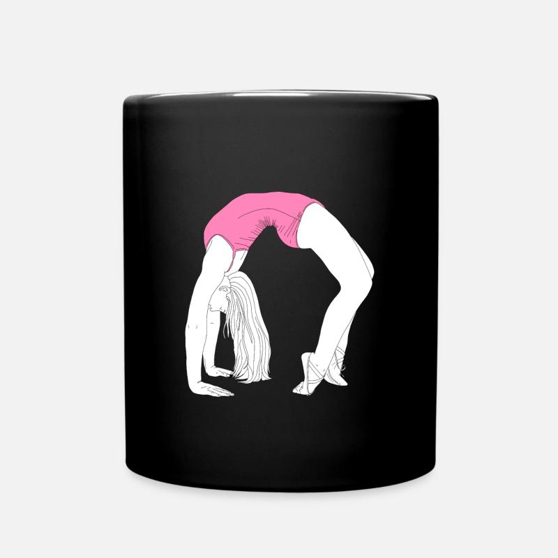 Bridge of dance acrobatics - Full Colour Mug - black