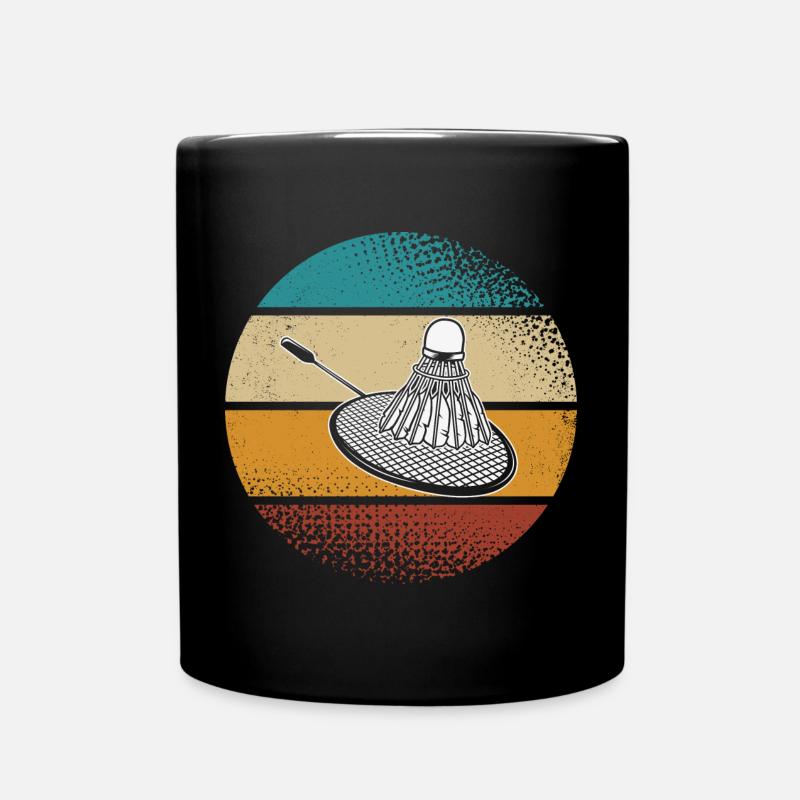 Badminton - Tasse einfarbig - Schwarz