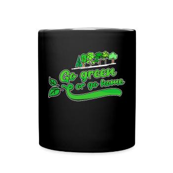 Déclaration Nature Terre Environnement Arbre Conservation de la nature - Mug uni - noir - Devant