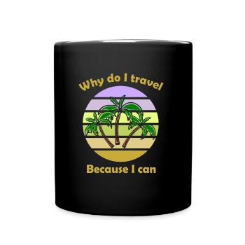 The Tourist - Full Colour Mug - black - Front