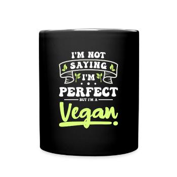 Vegan Animal Welfare Nutrition Nature - Mug uni - noir - Devant