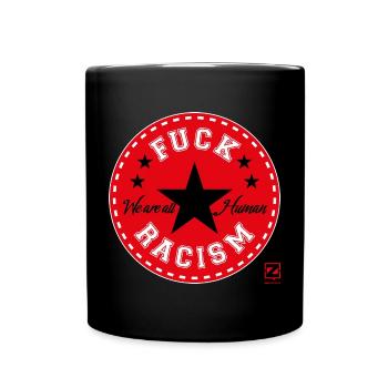 DE RACISME - Mug uni - noir - Devant