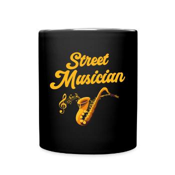 Musicien Instrument Ville Musicien Artiste - Mug uni - noir - Devant
