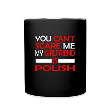 Polnisch Girlfriend - Tasse einfarbig - Schwarz - Vorne