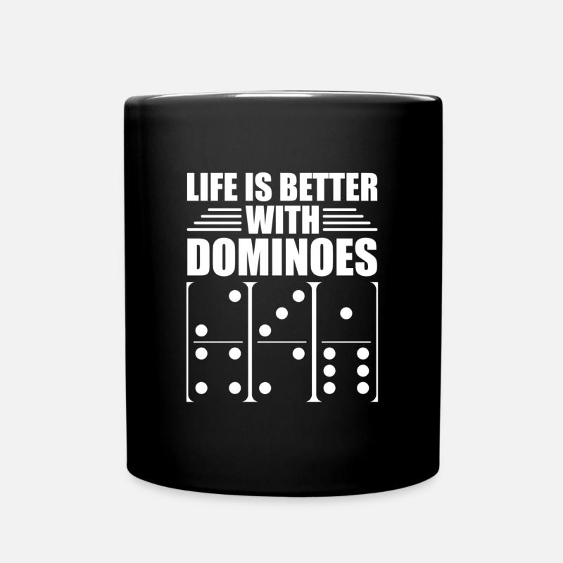 Conception de jeux Domino - Mug uni - noir