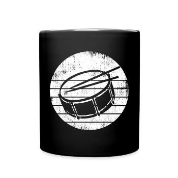 Dessin de caisse claire - Mug uni - noir - Devant