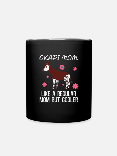 Okapi Wildnis Abenteuer - Tasse einfarbig - Schwarz