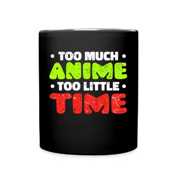 Anime Cartoon Comic Statement Manga Japan - Full Colour Mug - black - Front