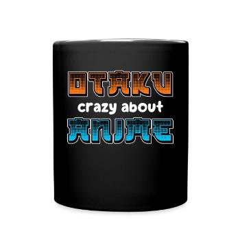 Otaku Anime Animation Japon Manga Déclaration Comic - Mug uni - noir - Devant