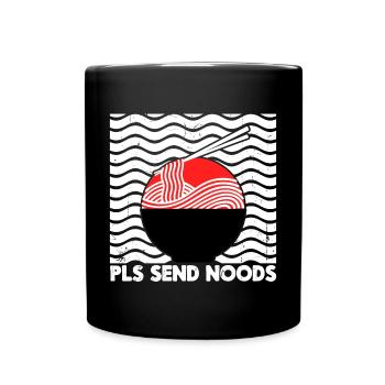 Japanisch Ramen Statement Manga Anime Fernost - Tasse einfarbig - Schwarz - Vorne