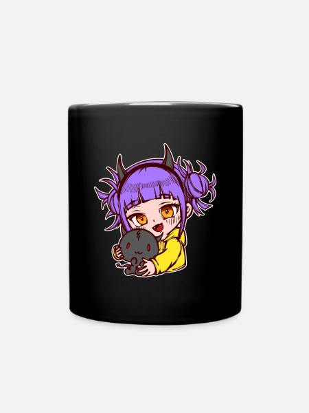 Cartoon Anime Comic Manga Animation Girl - Full Colour Mug - black