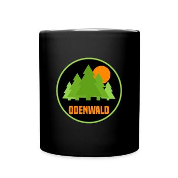 odenwald - Tasse einfarbig - Schwarz - Vorne