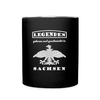 The legends from Saxony - Full Colour Mug - black - Front