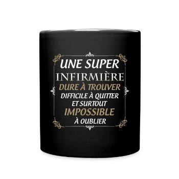 Ma Super Infirmière Préférée - Mug uni - noir - Devant