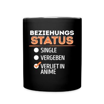 Anime Statement Animation Comic Manga Japan - Tasse einfarbig - Schwarz - Vorne