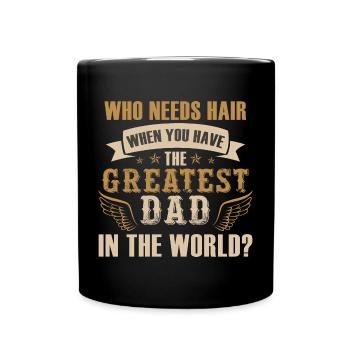 The Greatest Dad - Full Colour Mug - black - Front