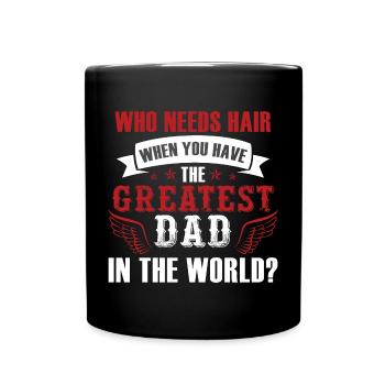 Greatest Dad Father's Day - Full Colour Mug - black - Front