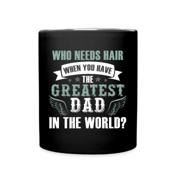 Greatest Dad - Full Colour Mug - black - Front