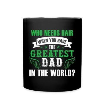 Funny Dad Fathers Day - Full Colour Mug - black - Front