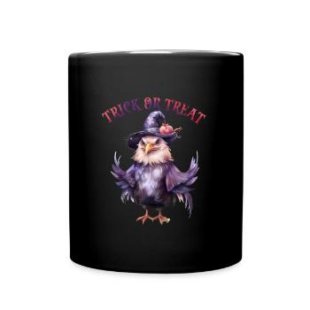 Halloween Pumpkin Horror - Full Colour Mug - black - Front