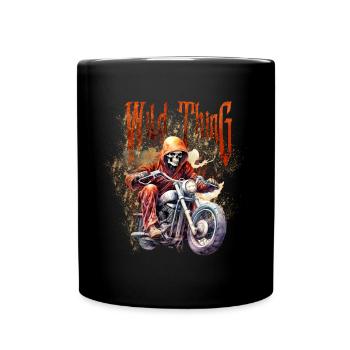 Halloween Pumpkin Horror - Full Colour Mug - black - Front