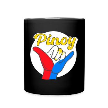 Cooles Pinoy-Design für stolze Pinoys - Tasse einfarbig - Schwarz - Vorne