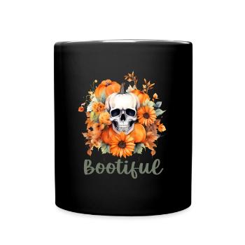 Halloween Pumpkin Horror - Full Colour Mug - black - Front