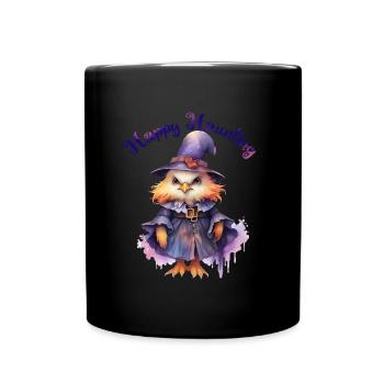 Halloween Pumpkin Horror - Full Colour Mug - black - Front