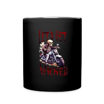 Halloween Pumpkin Horror - Full Colour Mug - black - Front