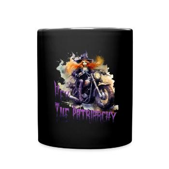 Halloween Pumpkin Horror - Full Colour Mug - black - Front
