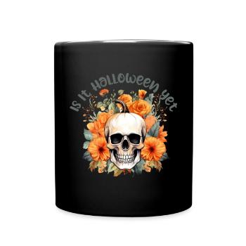 Halloween Pumpkin Horror - Full Colour Mug - black - Front