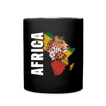 Africa Nature Conservation South Africa Animal Welfare - Full Colour Mug - black - Front