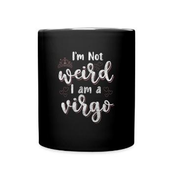 Zodiac Horoscope Features Stars - Full Colour Mug - black - Front