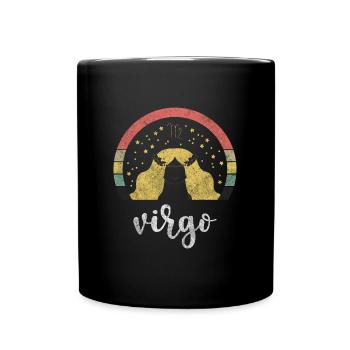 Virgo September Mercury - Full Colour Mug - black - Front