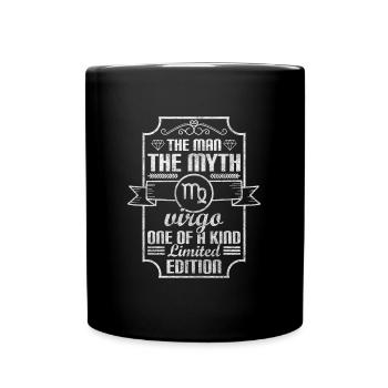 Caractéristiques de la Vierge Terre - Mug uni - noir - Devant