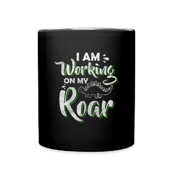 Musée Dino T-Rex Triceratops - Mug uni - noir - Devant