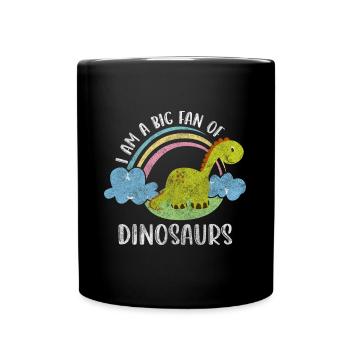 Carnivores fossiles de Dino - Mug uni - noir - Devant