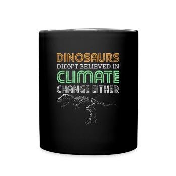 Dinosaure fossile Stegosaurus Cretaceous - Mug uni - noir - Devant