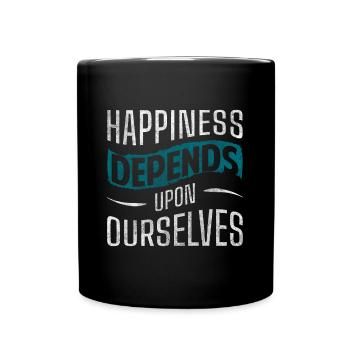 Motivation Optimist Joy - Mug uni - noir - Devant