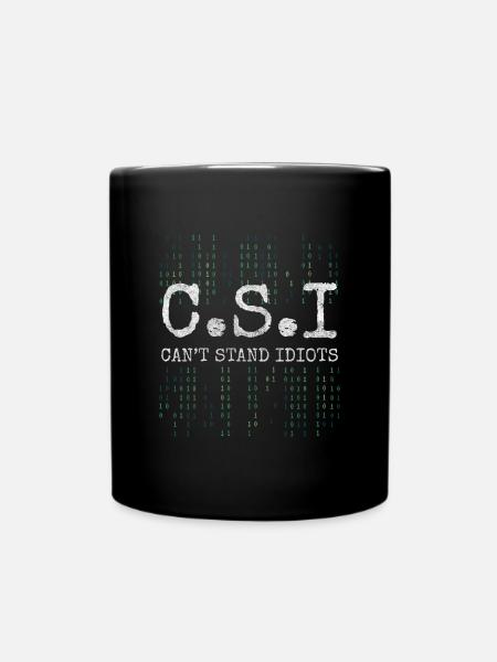 Autodérision d’un collègue idiot - Mug uni - noir