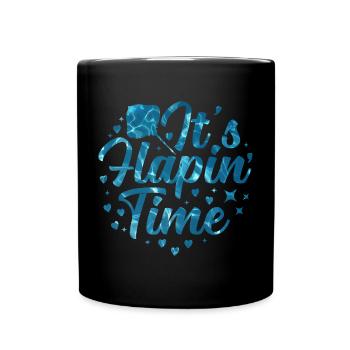 Mantarochen Flapin Time Mantarochen Liebhaber - Tasse einfarbig - Schwarz - Vorne
