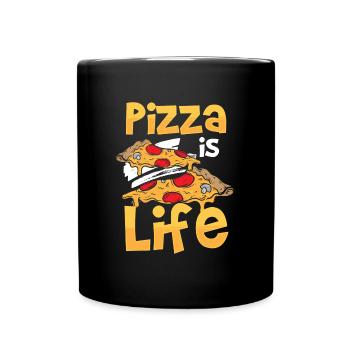Pizzeria Pizza lovers Restaurant - Mug uni - noir - Devant