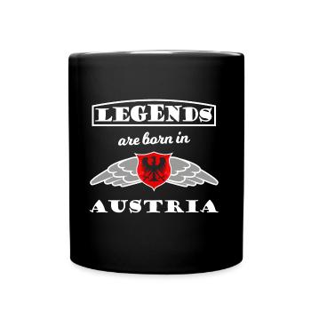 The homeland Austria - Full Colour Mug - black - Front