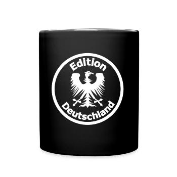 Die Edition aus Deutschland - Tasse einfarbig - Schwarz - Vorne