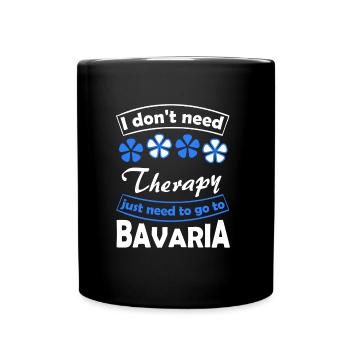 Vacances dans la belle Bavière - Mug uni - noir - Devant